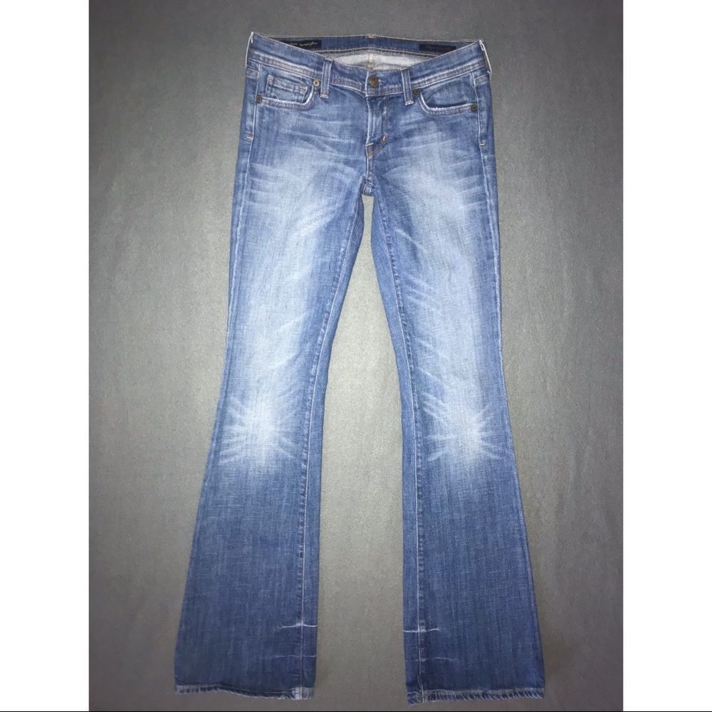 Citizens of Humanity Ric Rac Flare Blue Jeans 27 4 - Picture 2 of 9